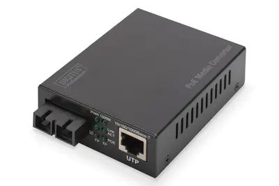 Digitus Professional DN-82160 - Medienkonverter - 1GbE - 1000Base-LX, 1000Base-T, 100Base-TX, 10Base-T - SC Single-Modus / RJ-45 - bis zu 20 km - 1310 nm