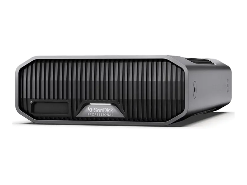 SanDisk G-DRIVE PROJECT - Festplatte - Enterprise - 22 TB - extern (Stationär) - USB 3.2 Gen 2 / Thunderbolt 3 (USB-C Steckverbinder) - 7200 rpm - Grau SanDisk G-DRIVE PROJECT - Festplatte - Enterprise - 22 TB - extern (Stationär) - USB 3.2 Gen 2 / Thunderbolt 3 (USB-C Steckverbinder) - 7200 rpm - Grau