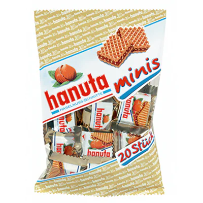 Hanuta Gebäck Minis 20 x 10 g/Pack. Hanuta Gebäck Minis 20 x 10 g/Pack.