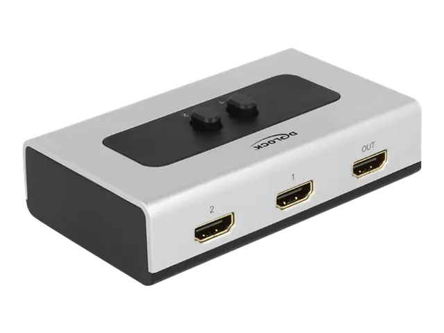 Delock Switch HDMI 2 port manual - Video/Audio-Schalter 87663