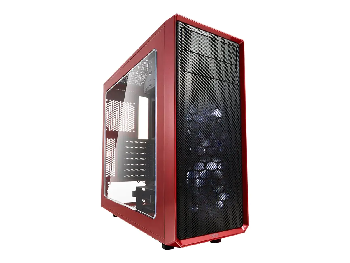 Fractal Design Focus G - Tower - ATX - ohne Netzteil (ATX) - mystic red - USB/Audio