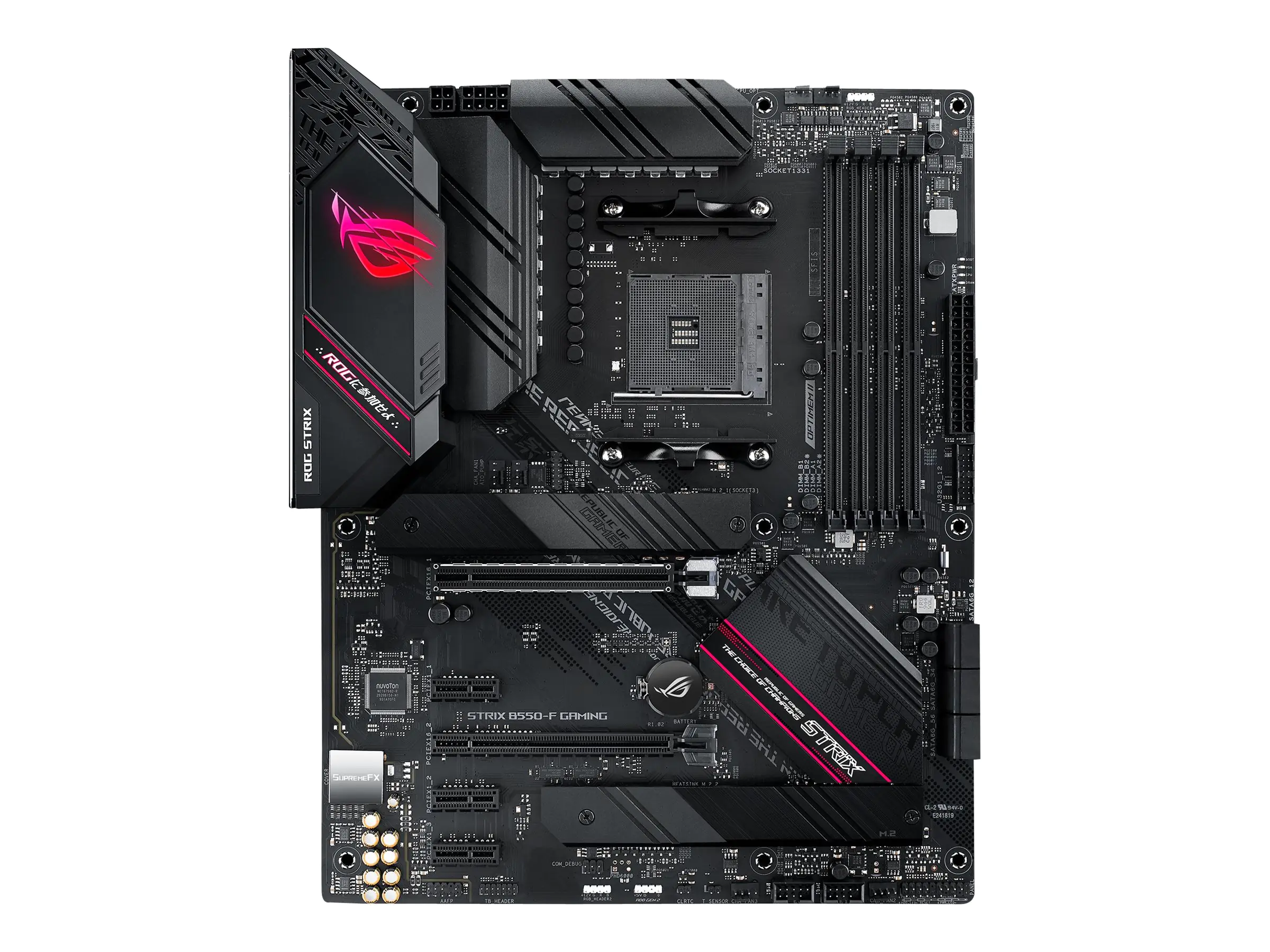 ASUS ROG STRIX B550-F GAMING - Motherboard - ATX - Socket AM4 - AMD B550 - 90MB14S0-M0EAY0