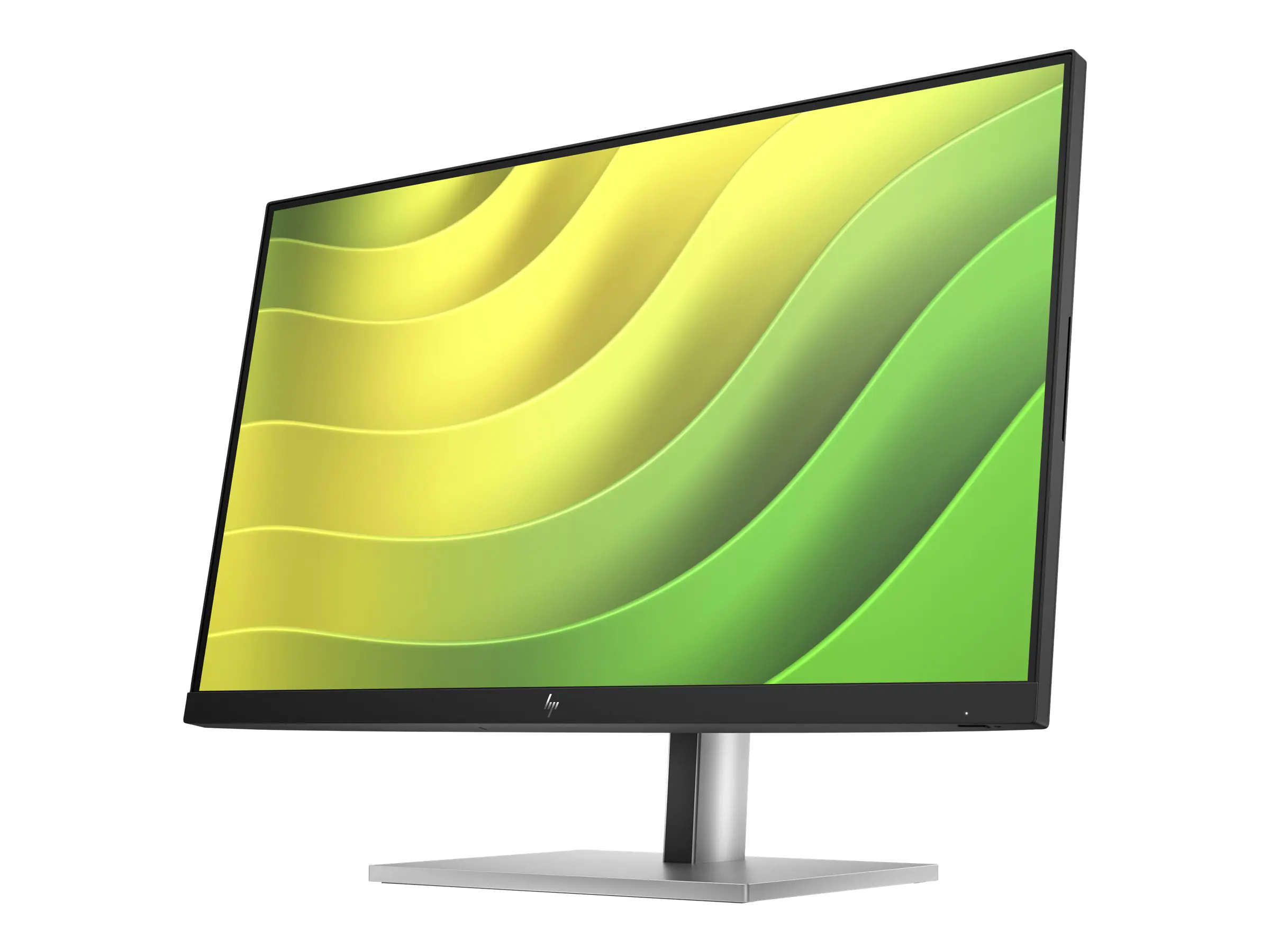HP E24q G5 - E-Series - LED-Monitor - 60.5 cm (23.8") - 2560 x 1440 QHD @ 75 Hz - IPS - 300 cd/m² - 1000:1 - 5 ms - HDMI, DisplayPort, USB - Schwarz, Schwarz und Silber (Ständer)