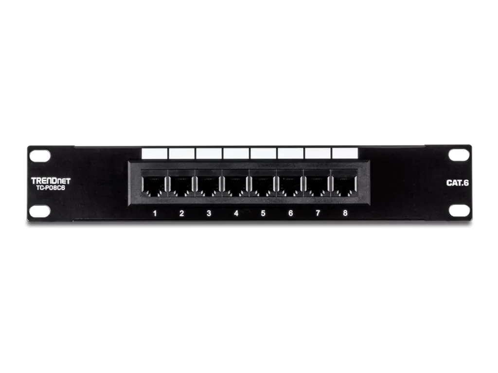 TRENDnet - Patch Panel - CAT 6 - 8 Ports