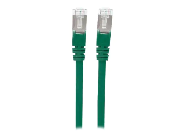 Intellinet Network Patch Cable, Cat7 Cable/Cat6A Plugs, 1.5m, Green, Copper, S/FTP, LSOH / LSZH, PVC, RJ45, Gold Plated Contacts, Snagless, Booted, Lifetime Warranty, Polybag - Patch-Kabel - RJ-45 (M) 740784