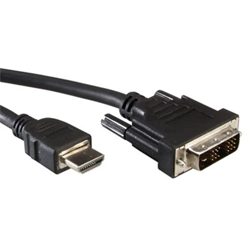 Secomp VALUE - Adapterkabel - DVI-D männlich zu HDMI männlich - 2 m - abgeschirmt - Grau Secomp VALUE - Adapterkabel - DVI-D männlich zu HDMI männlich - 2 m - abgeschirmt - Grau