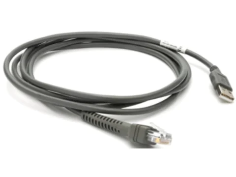 Zebra Motorola CBA-U01-S07ZAR, Grau, USB A, Gerade, Gerade, Männlich/Männlich, 2,1 m