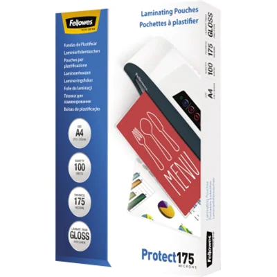 Fellowes Laminierfolie Protect 175 5308703 DIN A4 tr 100 St./Pack. Fellowes Laminierfolie Protect 175 5308703 DIN A4 tr 100 St./Pack.