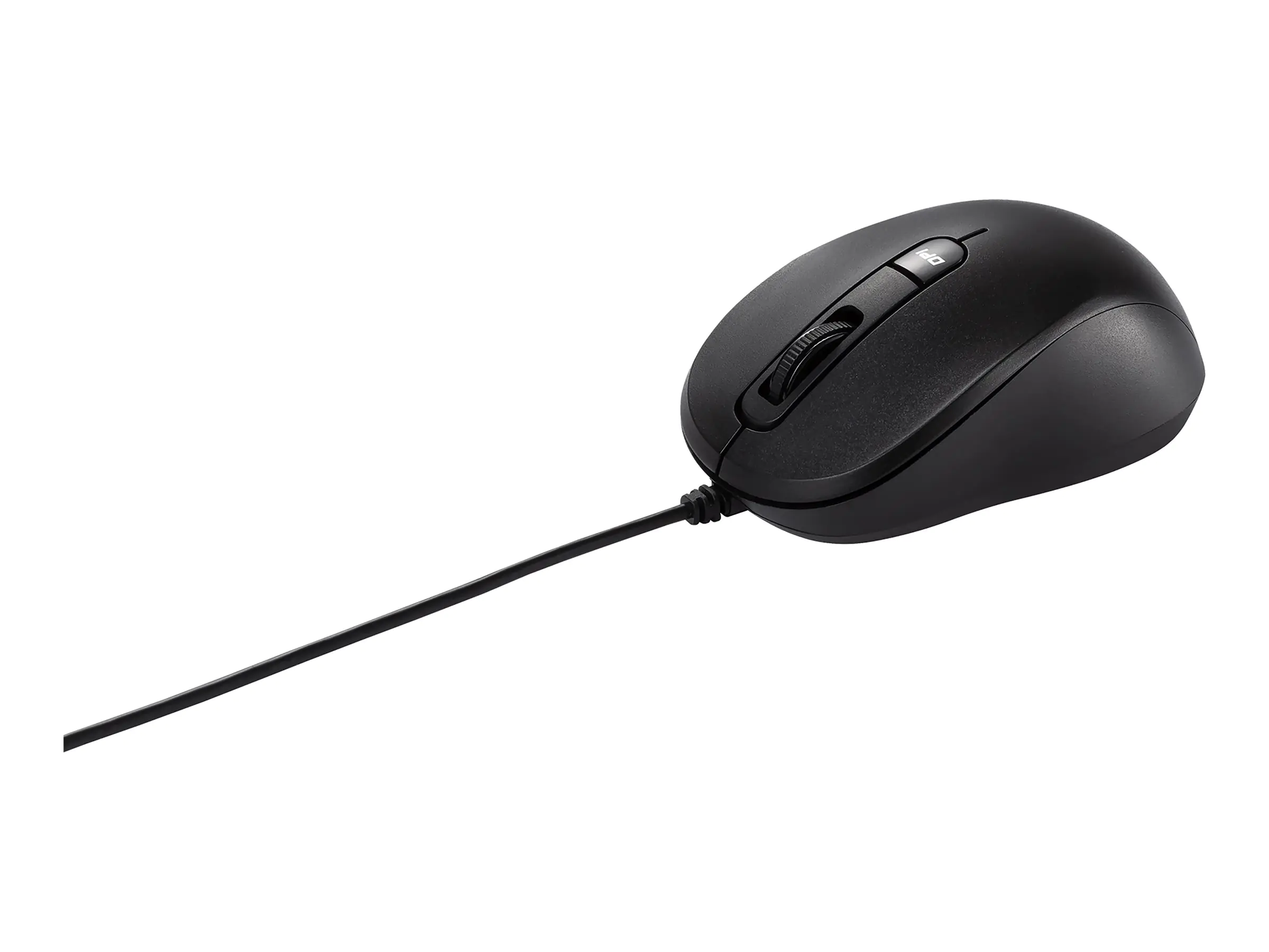 ASUS MU101C Blue Ray Silent - Maus - rechts- und linkshändig - optisch - 3 Tasten - kabelgebunden - USB - Schwarz