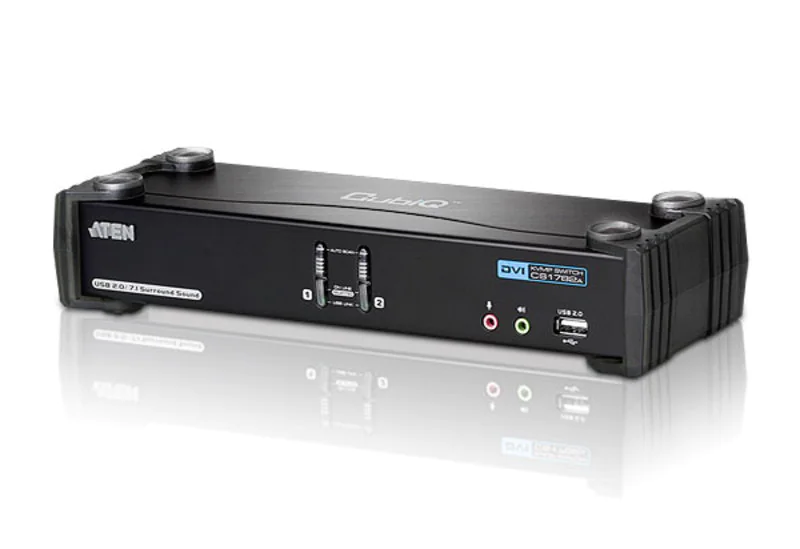Aten KVM-/Audio-Switch CS1782A 2-port Desktop