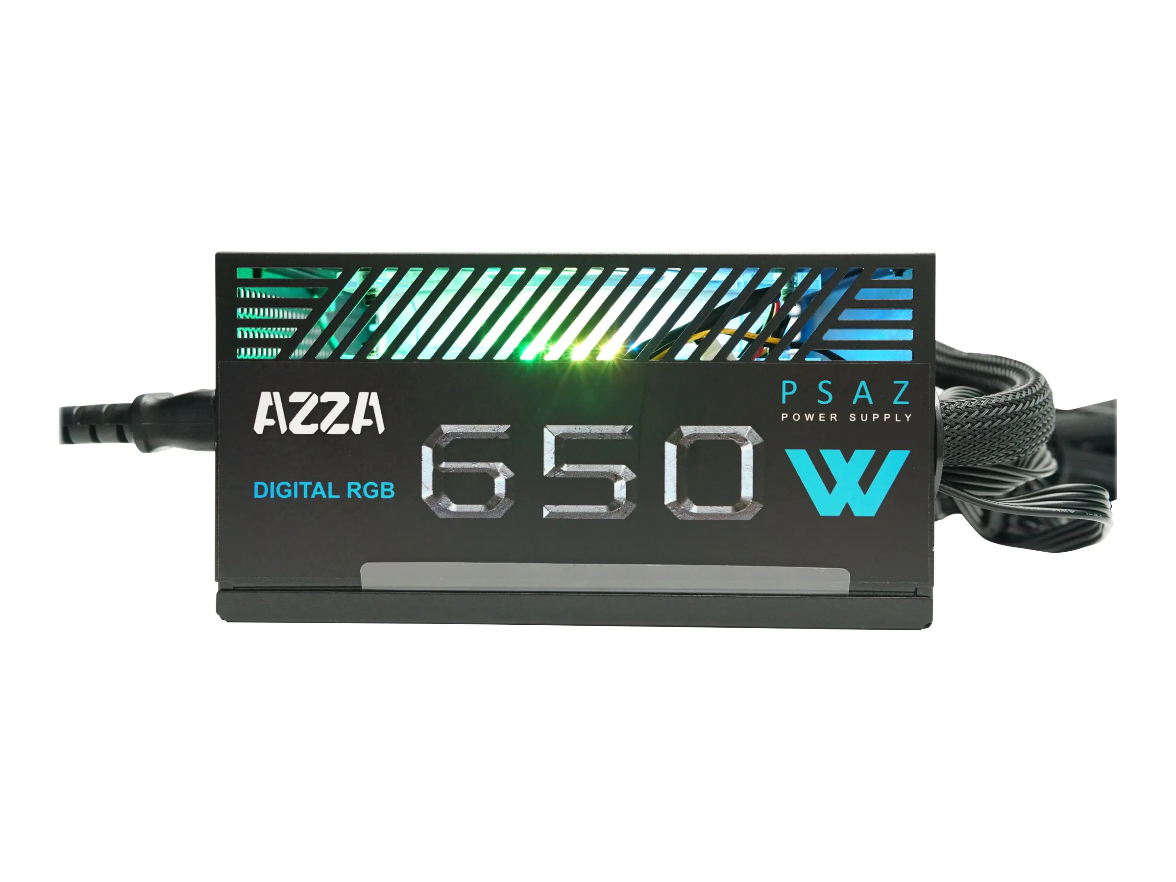 AZZA - Netzteil (intern) - ATX12V / EPS12V - 80 PLUS Bronze - AC 100-240/200-240 V - 650 Watt - Schwarz