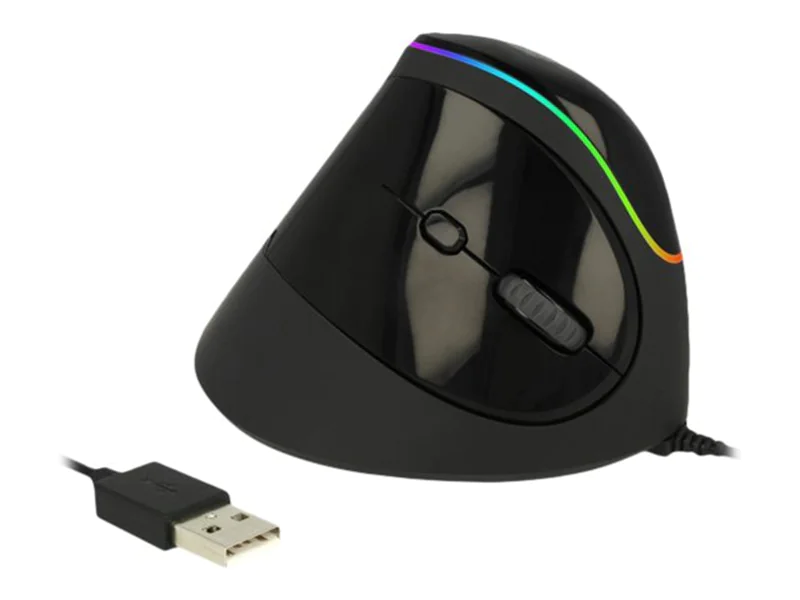 Delock Ergonomic - Vertikale Maus - ergonomisch 12597
