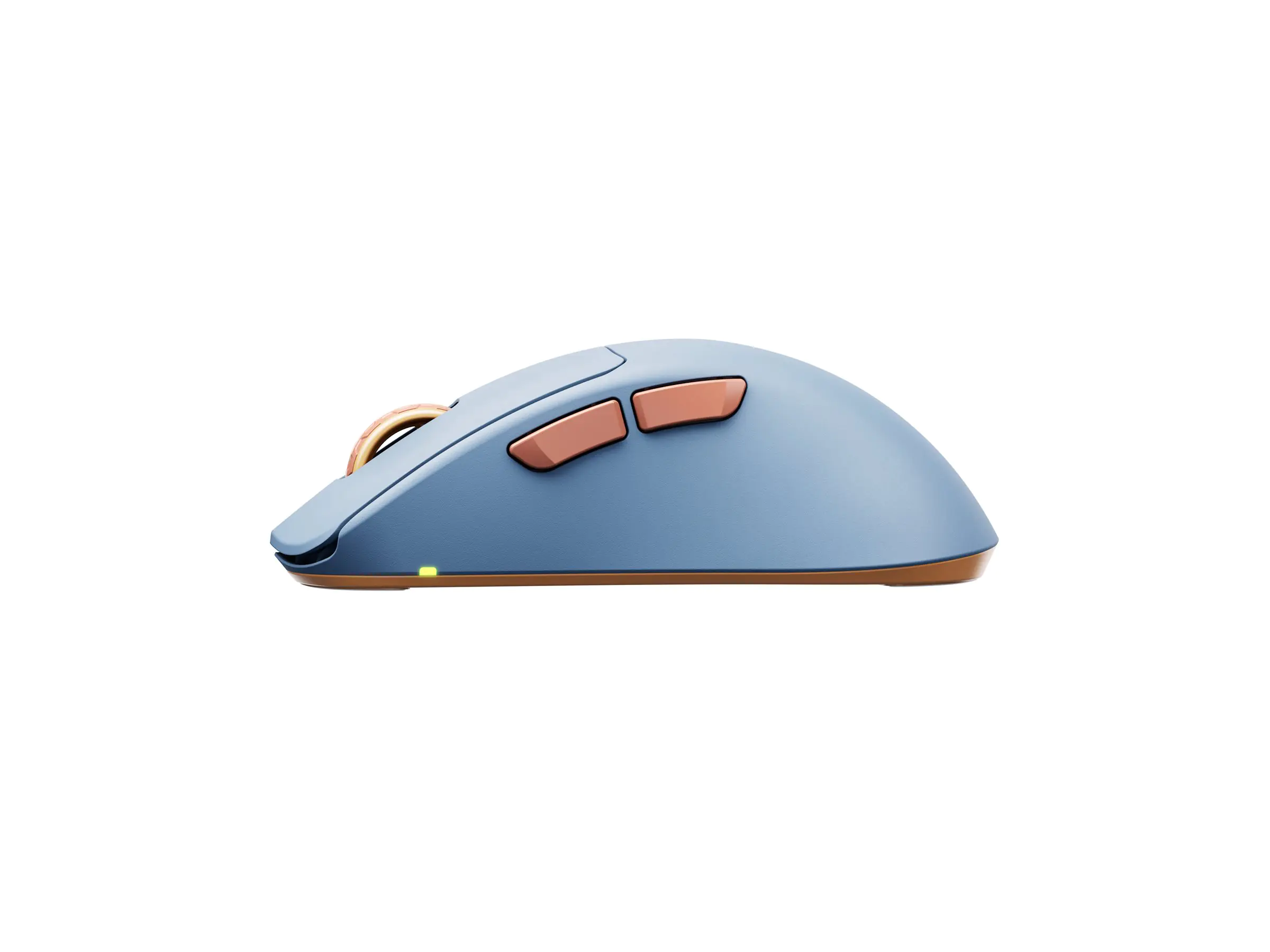 Cherry Xtrfy M64 - Maus - ergonomisch - optisch - 5 Tasten - kabellos - 2.4 GHz - kabelloser Empfänger (USB) CX-M64W-BLUE