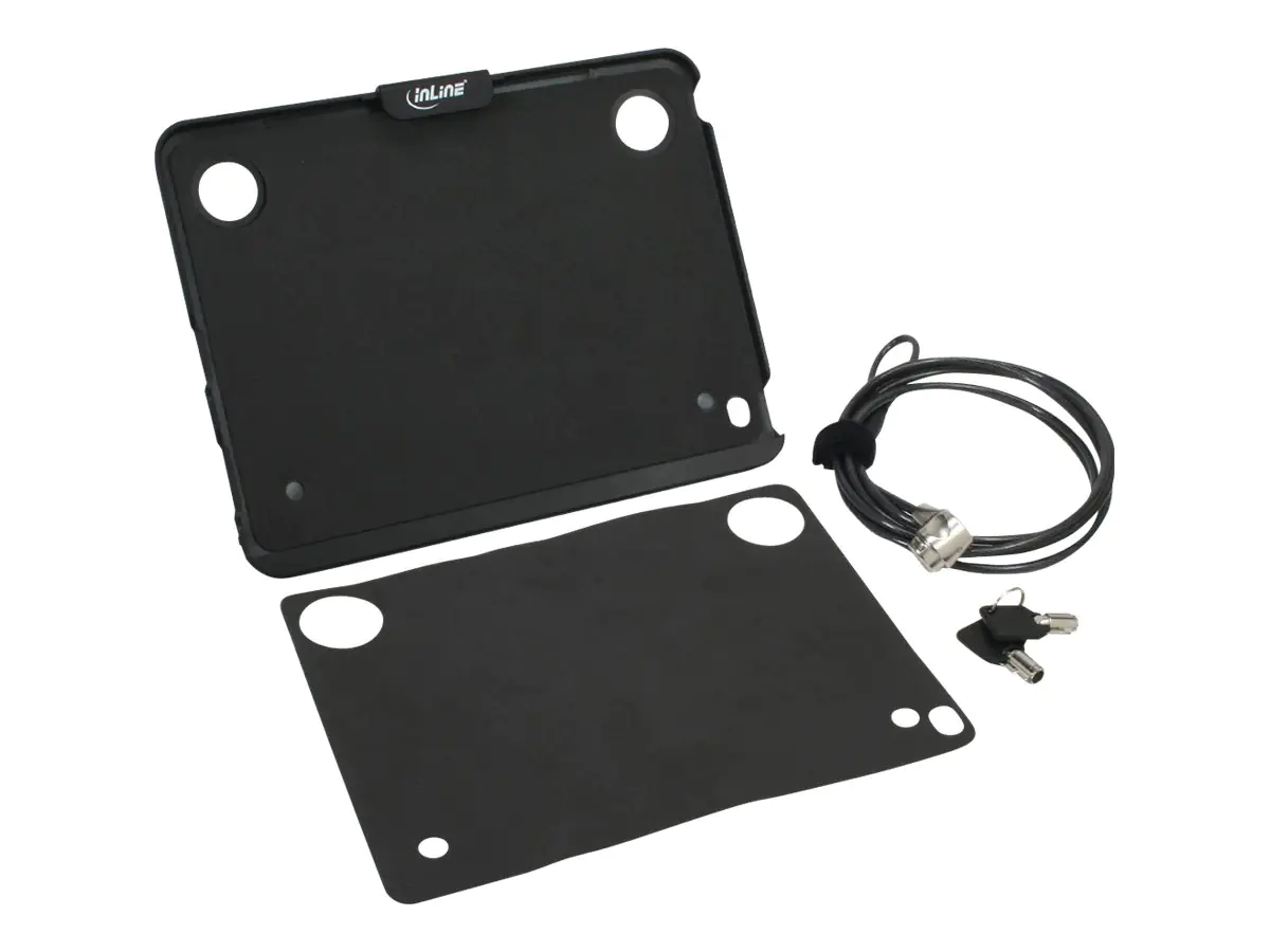 InLine - Aufstellung - für Tablett - verriegelbar - Schwarz
