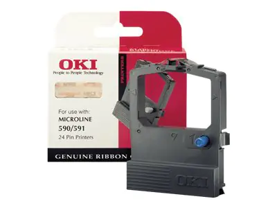 OKI Schwarz - Farbband - für Microline 590 09002316