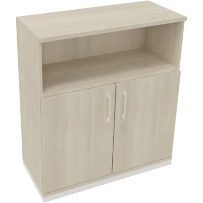 Kombischrank 2OH Tür 1OH Regal B1000xT442xH1133mm ws/Akazie Kombischrank 2OH Tür 1OH Regal B1000xT442xH1133mm ws/Akazie