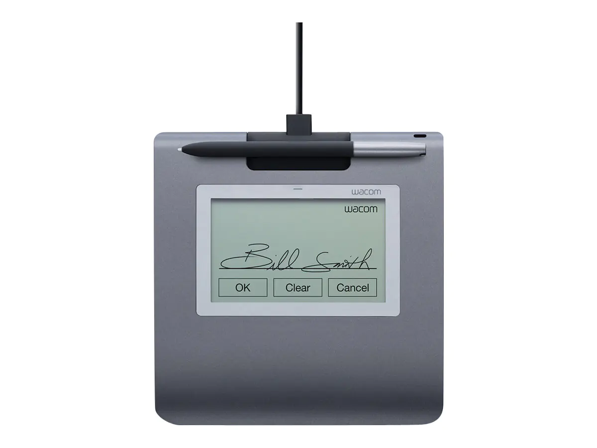 Wacom STU-430 - Unterschriften-Terminal mit LCD Anzeige - 9.6 x 6 cm - elektromagnetisch - kabelgebunden - USB