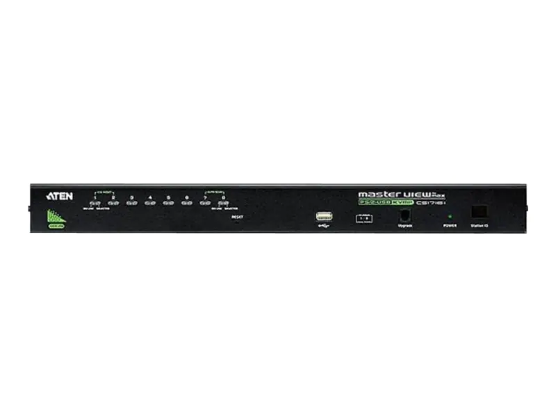 ATEN Master View max CS-1708A - KVM-Switch - 8 x KVM port(s) - 1 lokaler Benutzer - Desktop