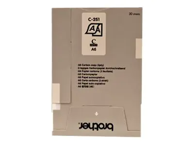 Brother Kohlepapier C251S A6 105 x 148 mm Doppelpack