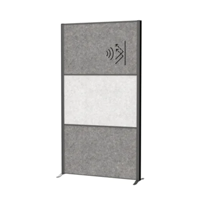 MAUL Stellwand MAULconnecto 100 x 182 cm (B x H) Zweibeinstativ Stahl, 100 % PES-Fasern weiß, dunkelgrau MAUL Stellwand MAULconnecto 100 x 182 cm (B x H) Zweibeinstativ Stahl, 100 % PES-Fasern weiß, dunkelgrau