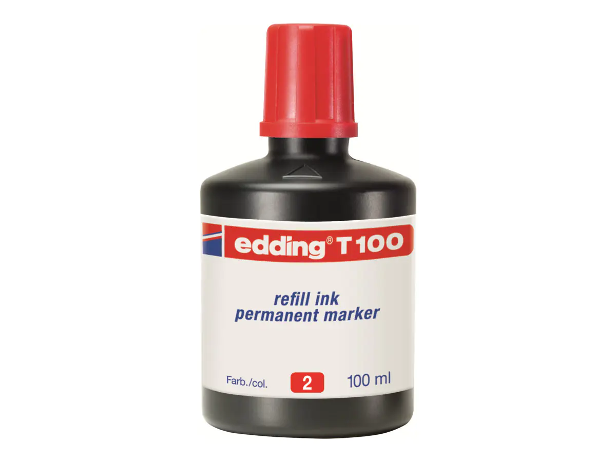 EDDING T 100 - Tinte - permanent - Rot - 100 4-T100002