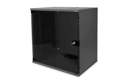 Digitus Professional - Gehäuse - SOHO, unmontiert - 540 x 400 mm (B x T) - geeignet für Wandmontage - RAL 9005, Schwarz - 12U - 48.3 cm (19")
