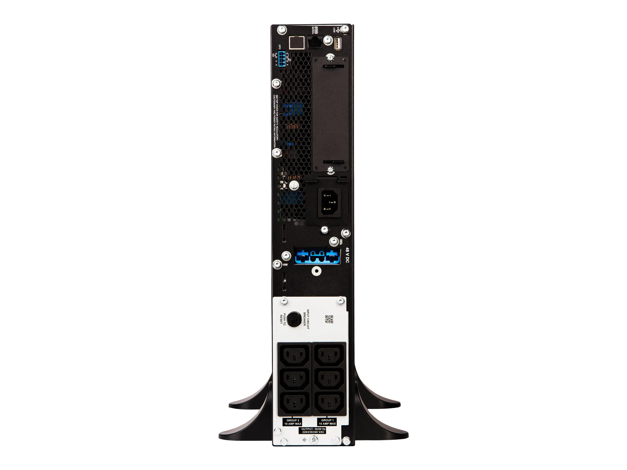 APC Smart-UPS SRT 1000VA - USV (in Rack montierbar/extern) - Wechselstrom 230 V - 1000 Watt - 1000 VA - RS-232, USB - Ausgangsanschlüsse: 6 - PFC - Schwarz
