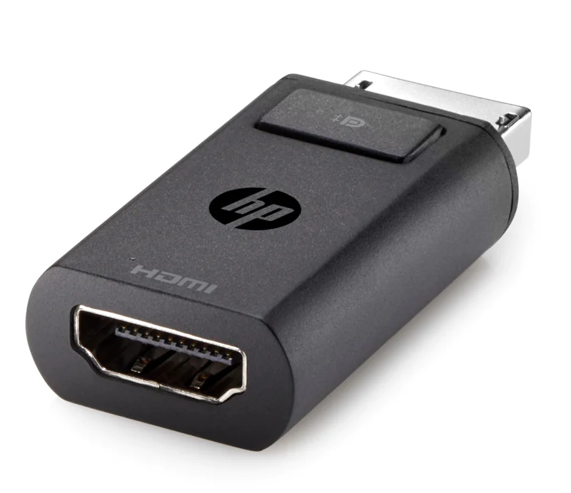 HP DisplayPort to HDMI Adapter - Videoadapter - DisplayPort männlich zu HDMI weiblich - für EliteBook 8770; ProBook 64X G4, 650 G5; ZBook 14 G2, 14u G4, 15 G2, 15u G2, 15u G4, 17 G3 HP DisplayPort to HDMI Adapter - Videoadapter - DisplayPort männlich zu HDMI weiblich - für EliteBook 8770; ProBook 64X G4, 650 G5; ZBook 14 G2, 14u G4, 15 G2, 15u G2, 15u G4, 17 G3