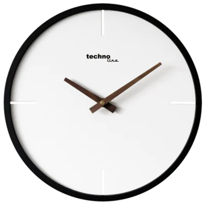 technoline® Wanduhr WT 4130 30 x 4,7 cm (Ø x T) Kunststoff/Holz schwarz technoline® Wanduhr WT 4130 30 x 4,7 cm (Ø x T) Kunststoff/Holz schwarz