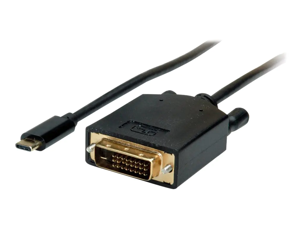 VALUE - Externer Videoadapter - USB-C 3.1 - DVI - Schwarz VALUE - Externer Videoadapter - USB-C 3.1 - DVI - Schwarz