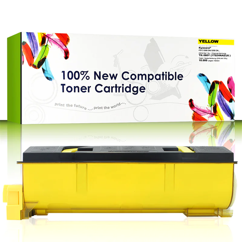 CartridgeWeb Toner kompatibel zu Kyocera/Mita gelb 1T02HNAEU0 TK560Y 10.000 Seiten