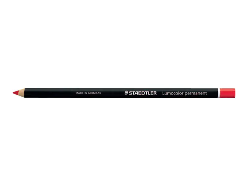 STAEDTLER Trockenmarker Lumocolor glasochrom 108 20-2 permanent rot