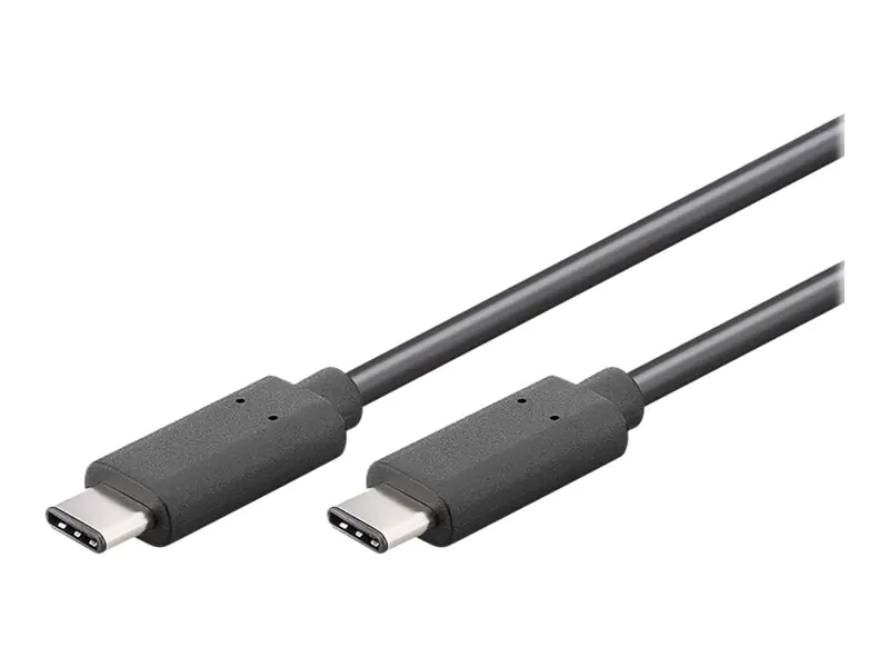 goobay - USB-Kabel - 24 pin USB-C (M) zu 24 pin USB-C (M) - USB 3.1 - 1 m - Schwarz goobay - USB-Kabel - 24 pin USB-C (M) zu 24 pin USB-C (M) - USB 3.1 - 1 m - Schwarz