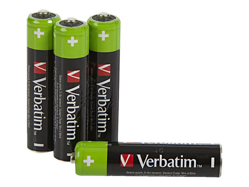 Verbatim Premium - Batterie 4 x AAA / HR03 - NiMH - (wiederaufladbar) - 950 mAh
