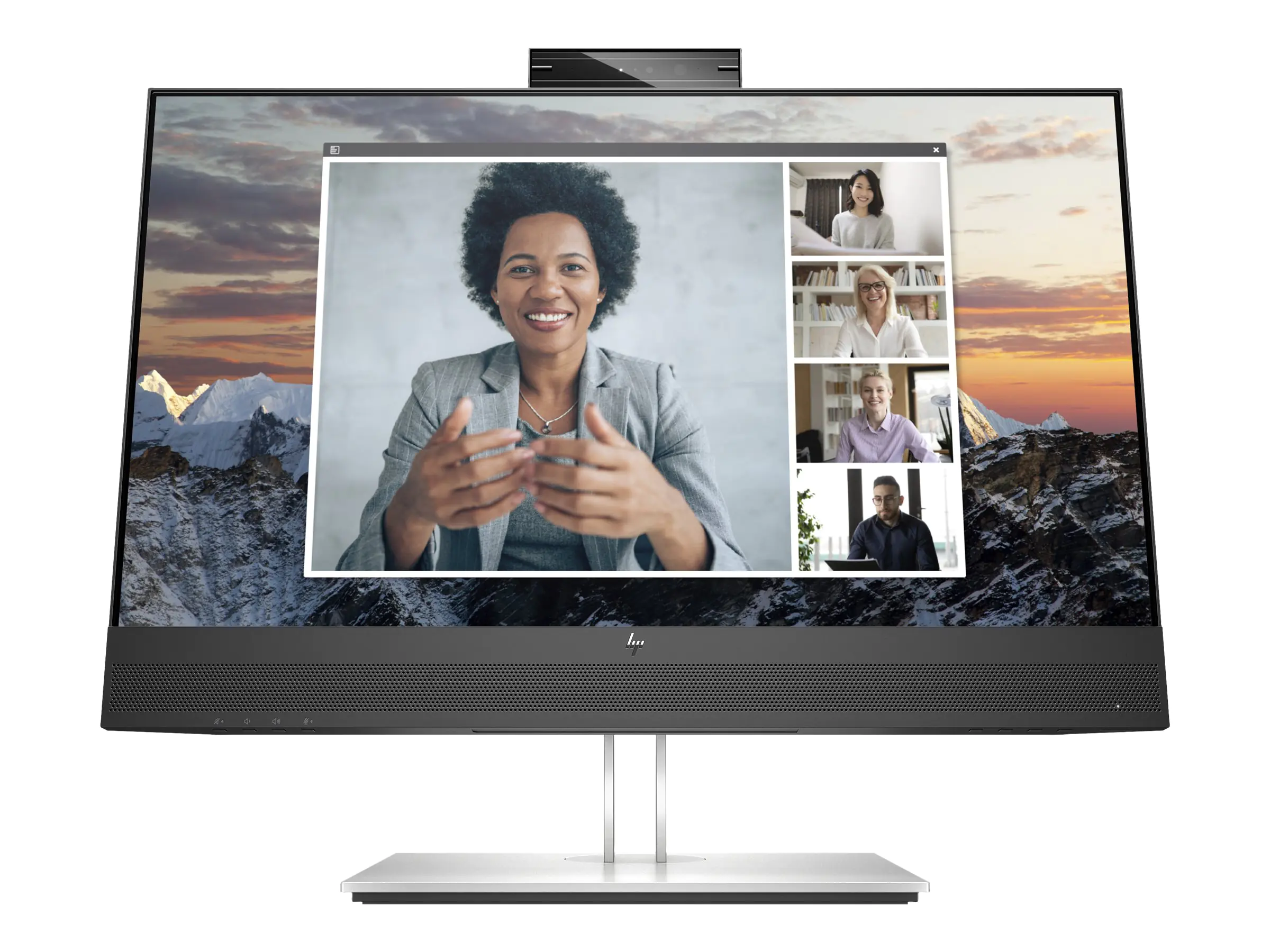 HP E24m G4 Conferencing - E-Series - LED-Monitor - 60.5 cm (23.8") - 1920 x 1080 Full HD (1080p) @ 75 Hz - IPS - 300 cd/m² - 1000:1 - 5 ms - HDMI, DisplayPort, USB-C - Lautsprecher - Silber (Halter), schwarzer Kopf HP E24m G4 Conferencing - E-Series - LED-Monitor - 60.5 cm (23.8") - 1920 x 1080 Full HD (1080p) @ 75 Hz - IPS - 300 cd/m² - 1000:1 - 5 ms - HDMI, DisplayPort, USB-C - Lautsprecher - Silber (Halter), schwarzer Kopf