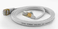 WANTEC 7010, 7 m, Cat6a, F/FTP (FFTP), RJ-45, RJ-45, Weiß