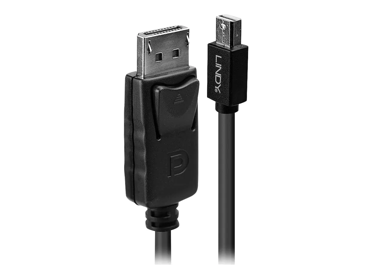 Lindy - DisplayPort-Kabel - DisplayPort (M) zu Mini DisplayPort (M) - 3 m - eingerastet - Schwarz Lindy - DisplayPort-Kabel - DisplayPort (M) zu Mini DisplayPort (M) - 3 m - eingerastet - Schwarz