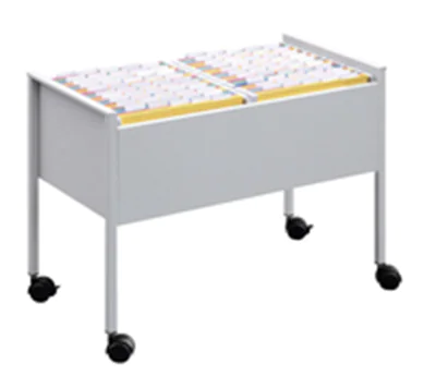 DURABLE Hängemappenwagen 100 DUO 308223 76x59,2x40cm silbermetallic
