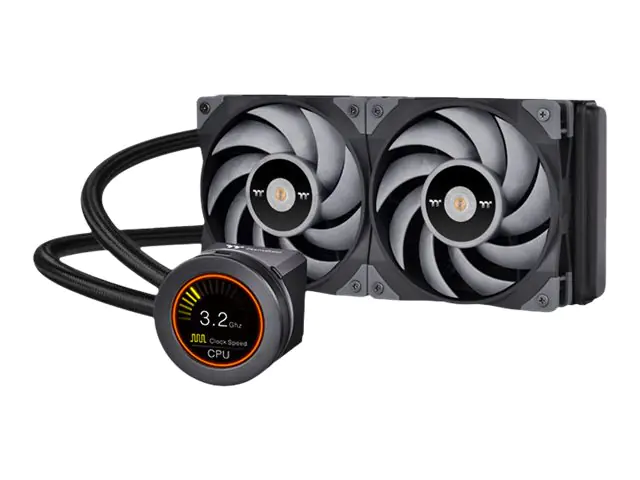 Thermaltake TOUGHLIQUID Ultra 240 - Prozessor-Flüssigkeitskühlsystem - Kühlergröße: 240 mm - (für: LGA1156, AM2, AM2+, LGA1366, AM3, LGA1155, AM3+, LGA2011, FM1, FM2, LGA1150, LGA2011-3, LGA1151, AM4, LGA2066, LGA1200) - 120 mm