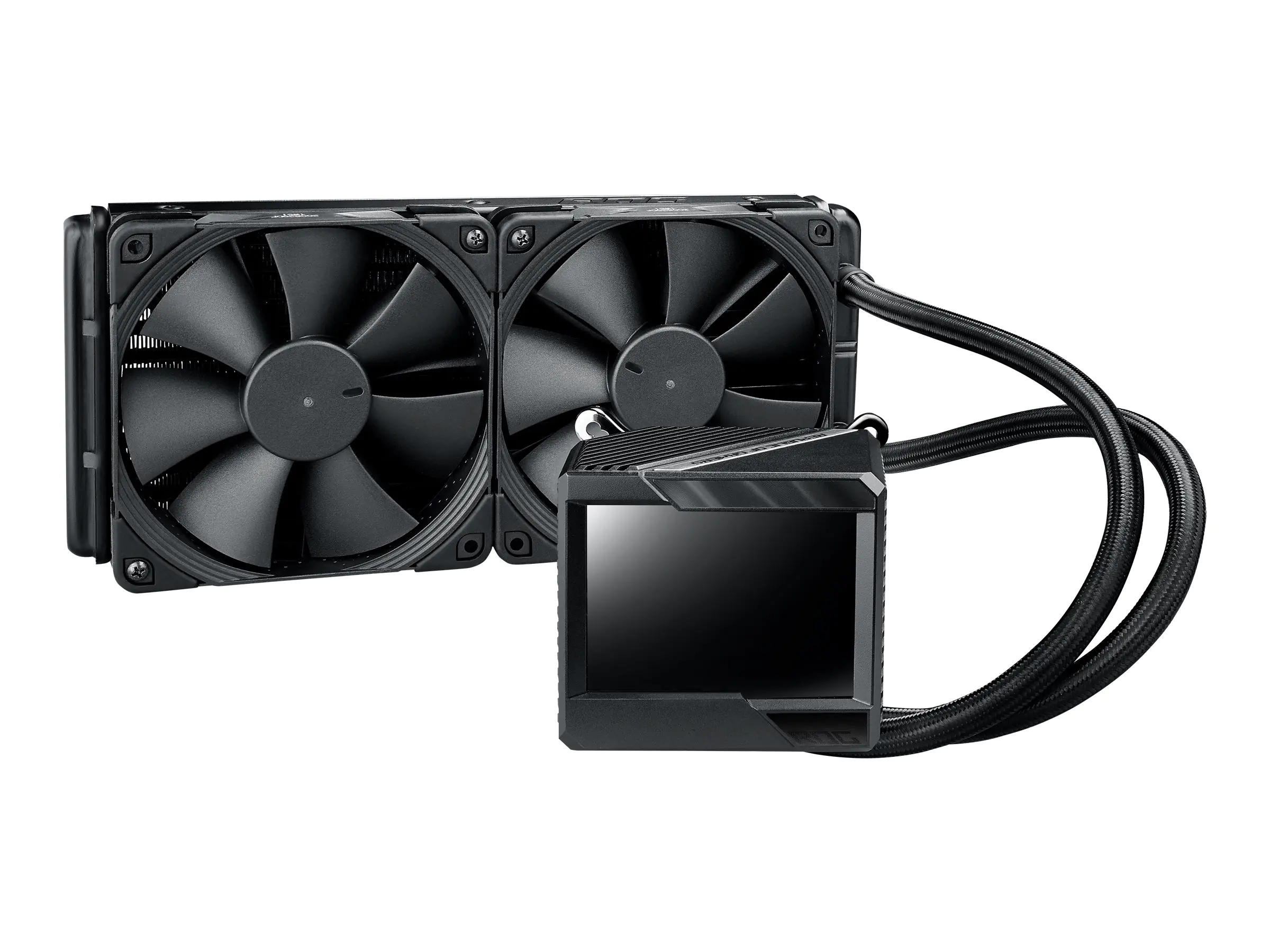 ASUS ROG Ryujin II 240 - Prozessor-Flüssigkeitskühlsystem - (für: LGA1156, LGA1366, LGA1155, LGA2011, LGA1150, LGA2011-3, LGA1151, AM4, LGA2066, TR4, LGA1200, LGA1152) - Kupfer-Kälteplatte - 120 mm