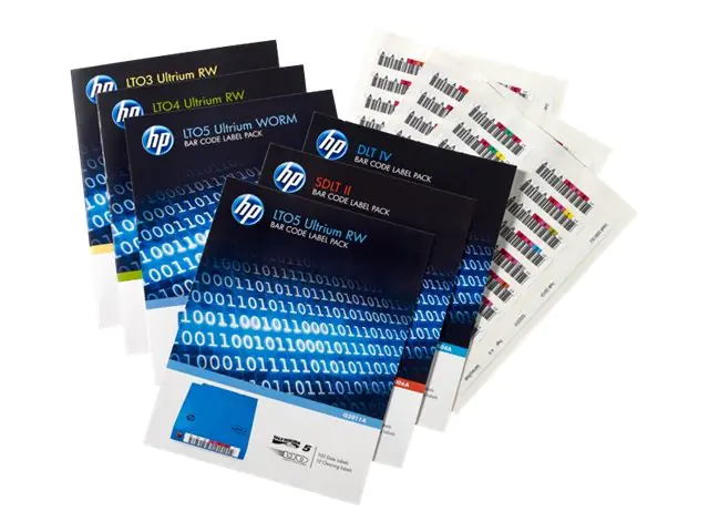 HPE RW Bar Code Label Pack - Strichcodeetiketten