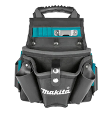 Makita - Tasche für Werkzeuge - Metall, stainless steel, Lederriemen