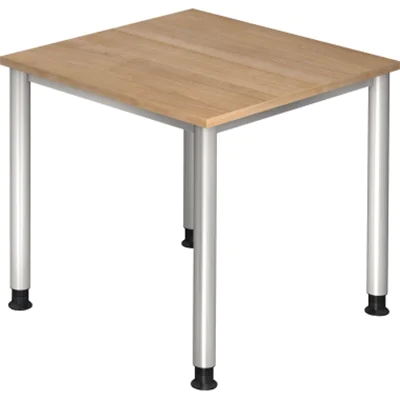 Hammerbacher Schreibtisch VHS08/N/S 80x80cm nussbaum Hammerbacher Schreibtisch VHS08/N/S 80x80cm nussbaum