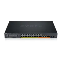 Zyxel XMG1930 Series XMG1930-30HP - Switch - verwaltet, NebulaFLEX Cloud - L3 Lite - Smart - 20 x 100/1000/2.5G (PoE+) + 4 x 100/1000/2.5G (PoE++) + 4 x 1/2.5/5/10 (PoE++) + 2 x Gigabit SFP / 10 Gigabit SFP+ - an Rack montierbar - PoE++ (700 W)