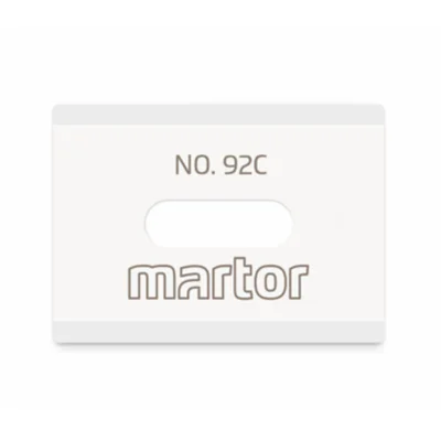 MARTOR Ersatzklinge Sicherheitsmesser NR. 92C Martor SECUNORM 185, -SECUPRO MARTEGO, -SECUPRO MERAK, -SECUMAX 320 Keramik rostfrei 2 St./Pack. MARTOR Ersatzklinge Sicherheitsmesser NR. 92C Martor SECUNORM 185, -SECUPRO MARTEGO, -SECUPRO MERAK, -SECUMAX 320 Keramik rostfrei 2 St./Pack.