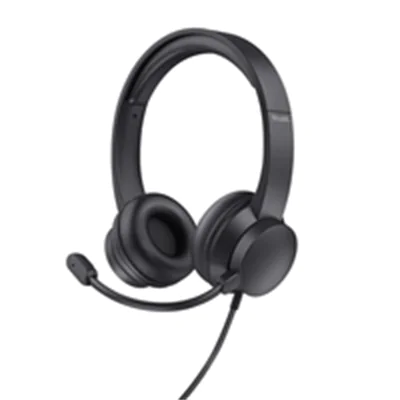 Trust Ayda - Headset - On-Ear - kabelgebunden - 3,5 mm Stecker - Schwarz