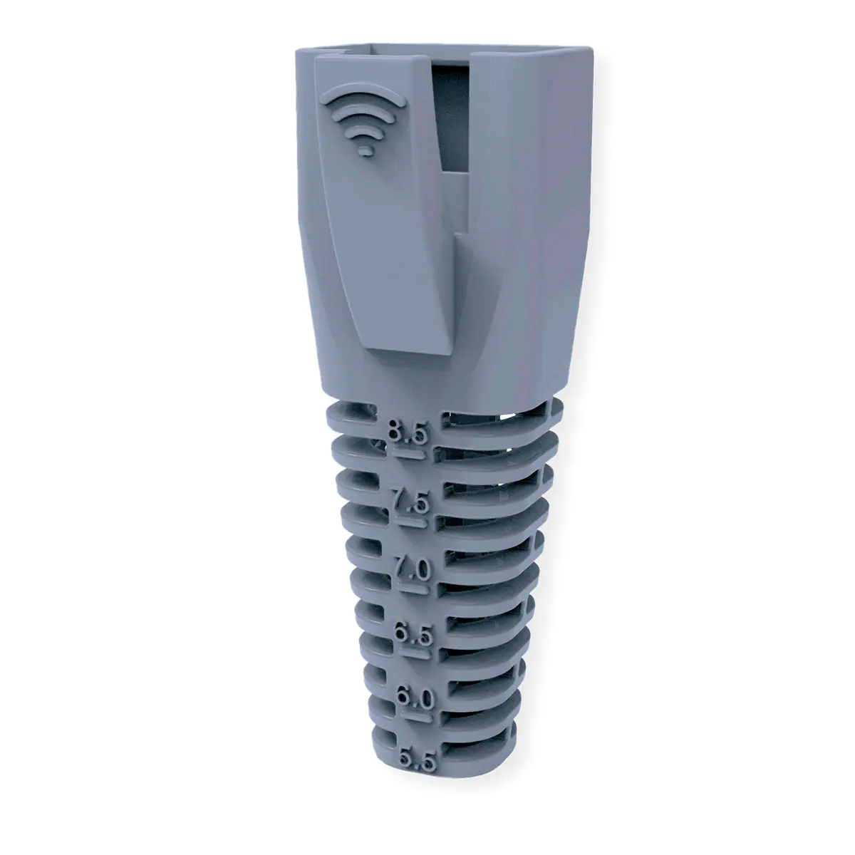 Roline - Netzwerkkabel-Knickschutz - RJ-45, cuttable - Grau (Packung mit 10)