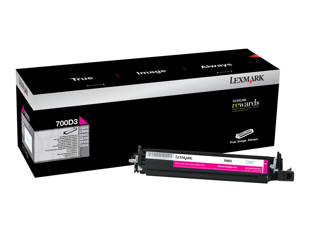 Lexmark 700D3 - Magenta - Original - Entwickler-Kit LCCP - für Lexmark C2132, CS310, CS317, CS417, CS517, CX317, CX410, CX417, CX510, CX517, XC2130 Lexmark 700D3 - Magenta - Original - Entwickler-Kit LCCP - für Lexmark C2132, CS310, CS317, CS417, CS517, CX317, CX410, CX417, CX510, CX517, XC2130