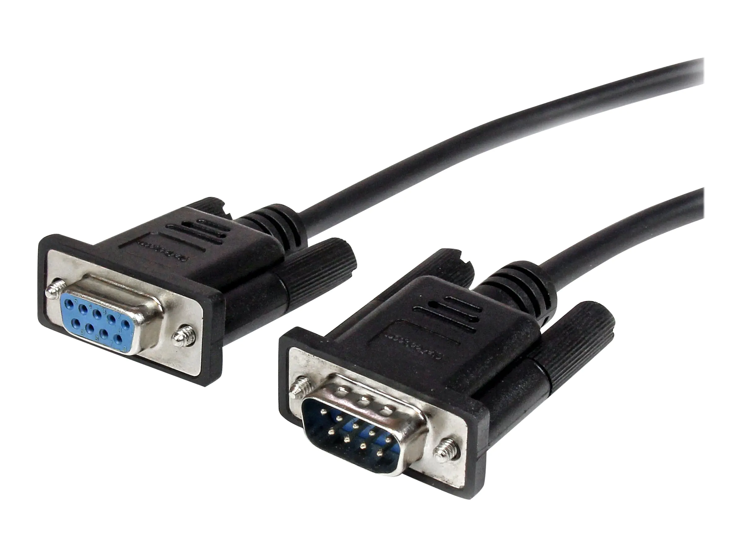 StarTech Serielles DB9 RS232 Verlängerungskabel 3m - RS 232 DB-9 Kabel Verlängerung- DB 9 (Stecker) RS-232 (Buchse) Schwarz - Serielles Verlängerungskabel - DB-9 (M) zu DB-9 (W) - 3 m - Schwarz - für P/N: 1P3FPC-USB-SERIAL, IC232TTL, ICUSB2324I, ICUSB232D StarTech Serielles DB9 RS232 Verlängerungskabel 3m - RS 232 DB-9 Kabel Verlängerung- DB 9 (Stecker) RS-232 (Buchse) Schwarz - Serielles Verlängerungskabel - DB-9 (M) zu DB-9 (W) - 3 m - Schwarz - für P/N: 1P3FPC-USB-SERIAL, IC232TTL, ICUSB2324I, ICUSB232D