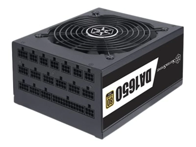 SilverStone Decathlon Series SST-DA1650-G - Netzteil (intern) - ATX12V 2.4/ EPS12V/ PS/2 - 80 PLUS Gold - Wechselstrom 100-240 V - 1650 Watt - aktive PFC - Schwarz